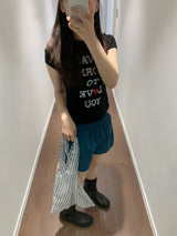 Clear Stripe Shoulder Bag (3color)