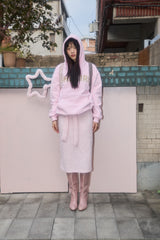 LEO SHAKIRI LOGO HOODIE (PINK)