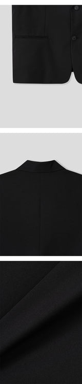 [S/F] Minimal crop blazer(2color)