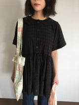 Plaid collar dress (3color) 
