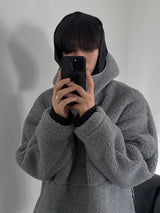 [Premium] 3タップシャーリングアノラックフーディ