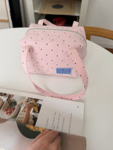 Handy pouch (pink pin dot)
