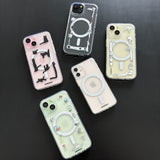 [MagSafe phone case] Color distorted cat phone case
