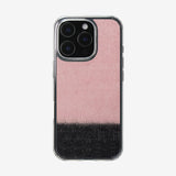 TWO - TONE MOHAIR HARD JELL CASE - PINK