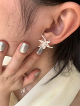 Matt flower earrings