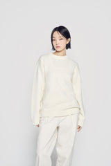 24FW OVERSIZE SET UP KNIT CREAM