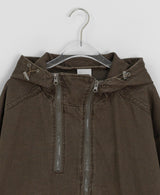[unisex] Filta Washing Cotton Hood Zip-Up Jacket
