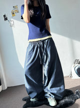 Peyki Layered Ribbed Slim Fit Tee 5color