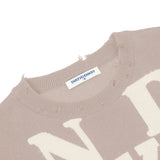 Letters Monogram Knit Sweater