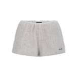 [mnem] Soft Fur Mini Shorts (gray)