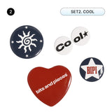 Cooling Club / pin button set 2. cool
