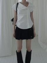 Asel Unbalance Sailor Blouse