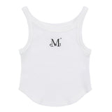 EVA BACK DETAIL CROP SLEEVELESS (2COLOR)
