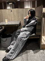 Low Washing Unbalanced Sagging Pants