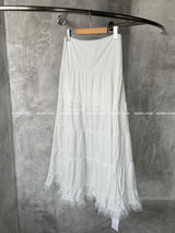 cancan lace maxi long skirt