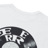 EEERRR Record artwork damage washing T-shirt (White)