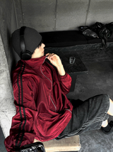 Ultra-light High-neck Side Track Wind Jacket