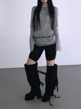ストラップハイNブーツ(2 color)