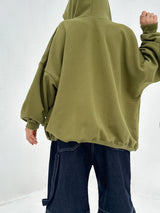 FW) BOXY HOOD DAILY HIP PARANOID HOOD - 2 COLOR