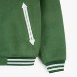 Stranger Regular Fit Str Varsity Jacket (Green)
