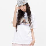Cozy House Photo Tee - White