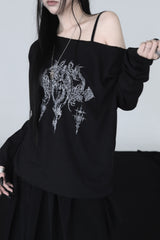 tattoo printing long sleeve T