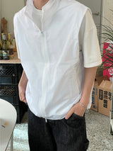 Light two way zip up vest
