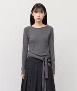 (W) Oat Tie Top