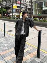 Ash Gray Denim Jacket