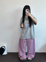 マイギャラクシー☪🌌✨オーロラプリンティングTシャツ 🎀🩶2カラー