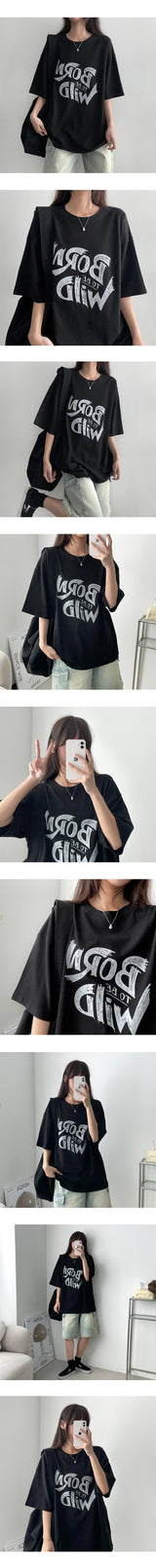Two-bee short-sleeved T-shirt