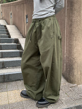 バルーンスナップワイドパンツ(3C)