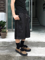Jane Rop Non-Fade Bermuda Denim Pants 2C