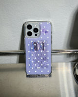 DOT JELLY Gel Hard Slim Phone Case - Purple