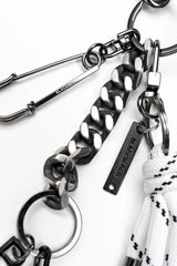 BBD 2-Line Detachable Rope Pants Chain (Black&White)