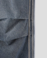 DRASLOW TRACK WIDE DENIM PANTS