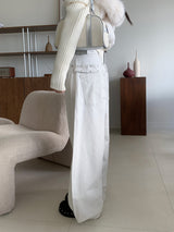 Steel Frame Metal Stud Balloon Fit Wide Long Pants (2 colors)