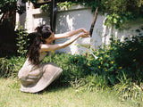 シアープリーツドレス (Light Grey)