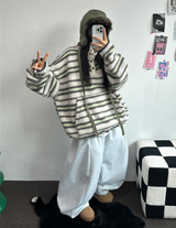 フォーマルバルーンサイドピンタックロングパンツ 🤍🩶🖤2SIZE/3COLOR