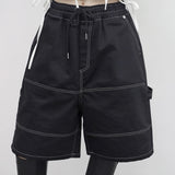 (Unisex) Etresステッチバミューダパンツ