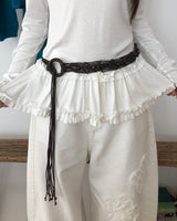 Ruer Frill Long Sleeve Layered T-Shirt