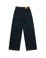 26SS WOMAN オープンカッティングデニムパンツ