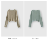 Rear Cooling Linen Round Knit / 4 colors