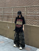 camo cargo sweatpants