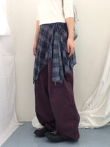 U-Neck Three-Quarter Slim Line Cotton Top