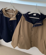 About Colorful Hood Bomber Jacket
