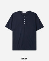 デイ ヘンリーネック クロップ ショートスリーブTシャツ