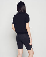 26SS WOMAN ベーシック半袖カラーニット