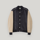 Navy/Cream Two Tone Varsity Jacket