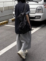cross sweat bermuda pants